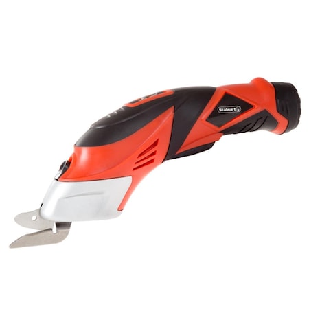 Stalwart Stalwart 75-PT1022 Cordless Power Scissors with Two Blades; Red 75-PT1022